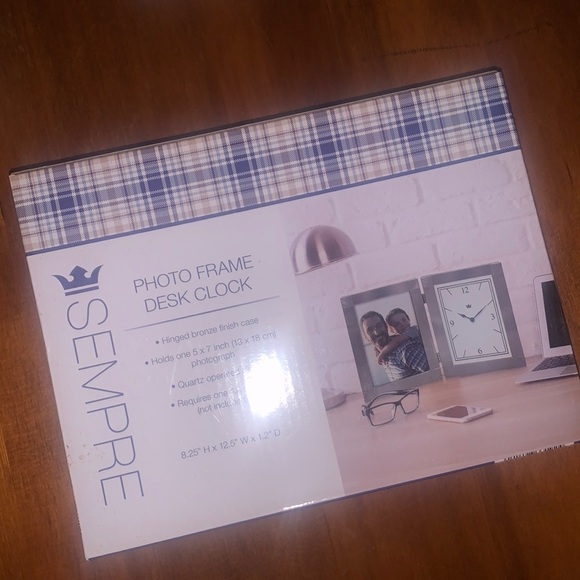 Other - Sempre photo frame desk clock.